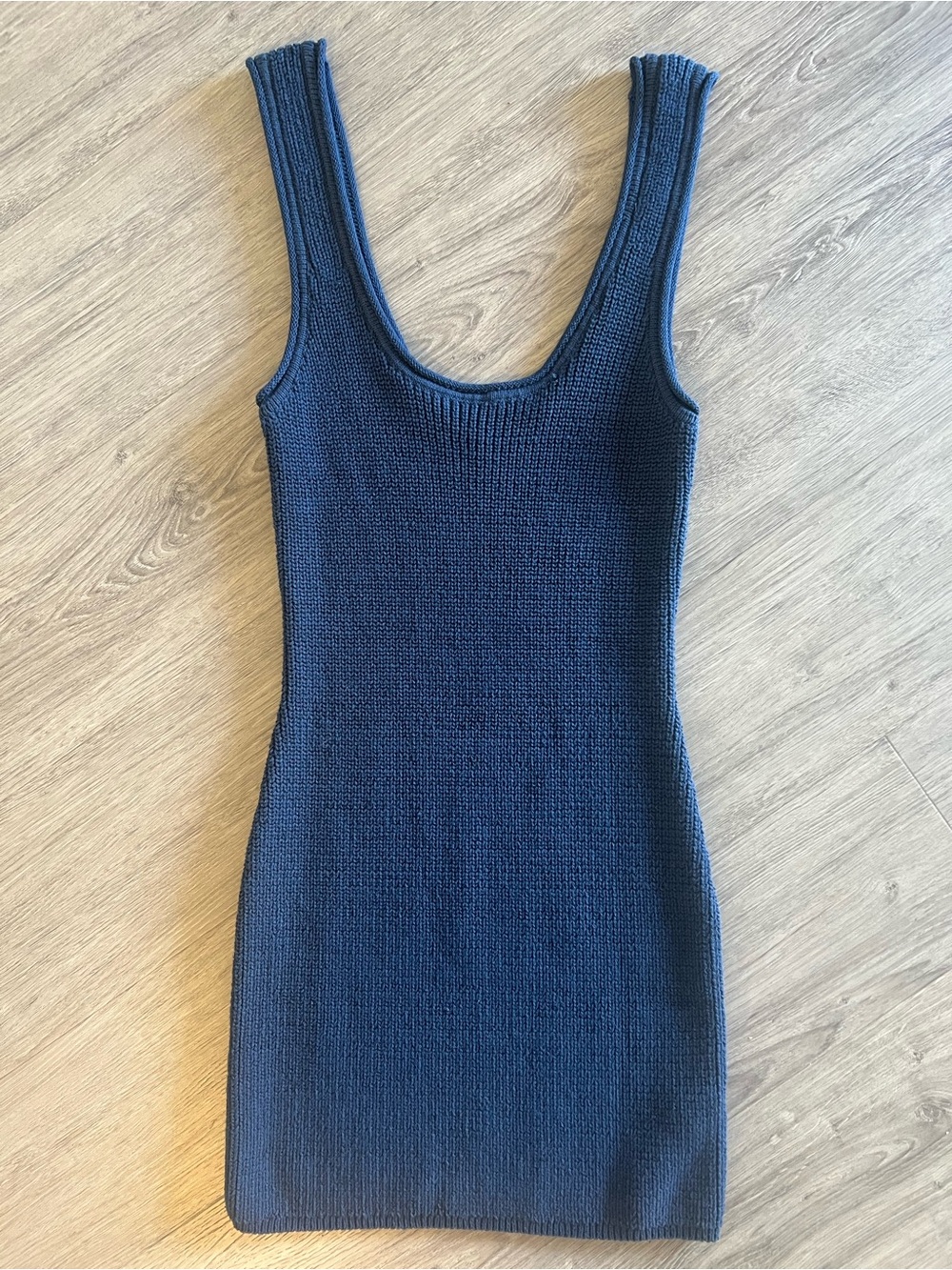 dynamite knit dress | Dresses | Dynamite Navy Blue Midi White dress
